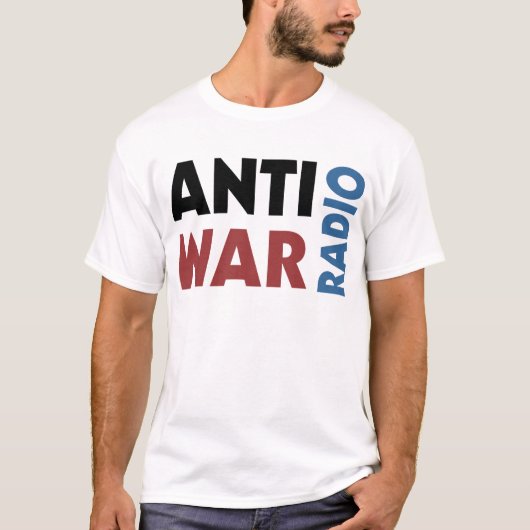 AntiWarRadioLogoのTシャツ Tシャツ (正面)
