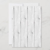 Antlerとつる植物の水彩写真を保存 セーブザデート (裏面)