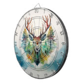 Antler Deer forest trees ダーツボード (正面右)