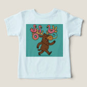 Antler Float Parade – Beach Pride Tee for Kids (デザイン正面)