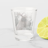 Antlered Caribou写真 ショットグラス (裏面)