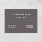 Antlers Are Back Deer Quote Speed Dating Service 名刺 (裏面)