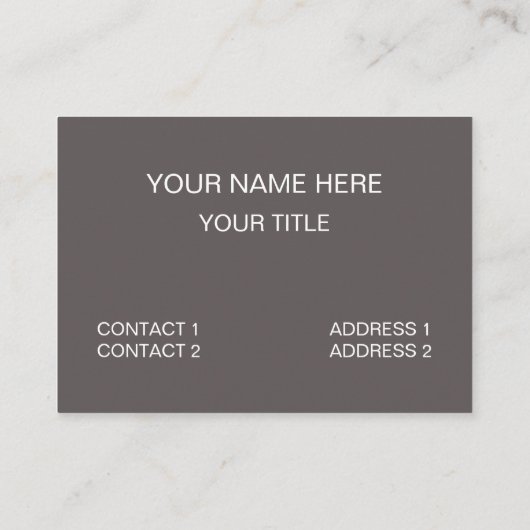 Antlers Are Back Deer Quote Speed Dating Service 名刺 (裏面)