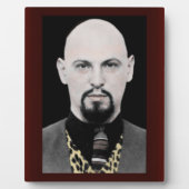 Anton LaVey 8x10スタンドアップポートレート フォトプラーク (正面)