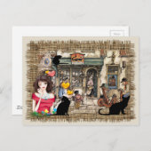 Anton Pieck – 化学者ショップ ポストカード (正面/裏面)