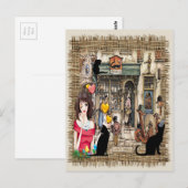 Anton Pieck – 化学者ショップ ポストカード (正面/裏面)