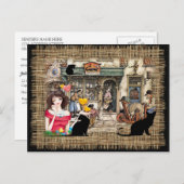 Anton Pieck – 化学者ショップ ポストカード (正面/裏面)