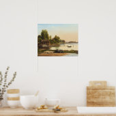 Anton Thorenfeld - Landscape at Svendborg Sund ポスター (キッチン)