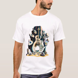 Antonio Gaudiはロック絵画バンドの音楽をスタイリング Tシャツ