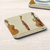 Antonio Stradivarius (cがなすHellierのバイオリン コースター (左側)