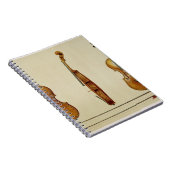 Antonio Stradivarius (cがなすHellierのバイオリン ノートブック (右側)