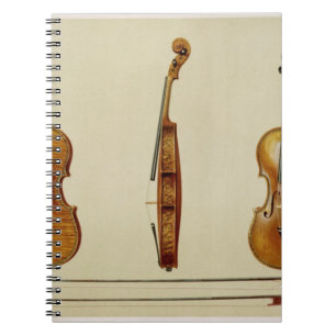 Antonio Stradivarius (cがなすHellierのバイオリン ノートブック