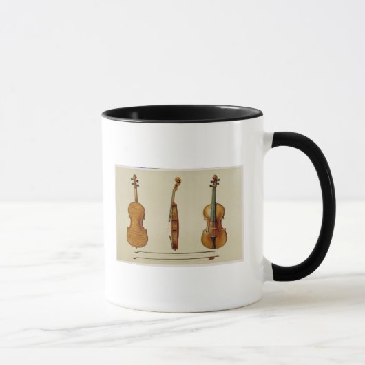 Antonio Stradivarius (cがなすHellierのバイオリン マグカップ (右)