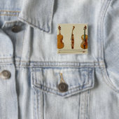 Antonio Stradivarius (cがなすHellierのバイオリン 缶バッジ (インサイチュ)