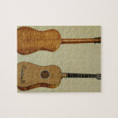 Antonio Stradivarius (c.1644-1737)がなすギター ジグソーパズル (横)