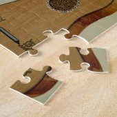 Antonio Stradivarius (c.1644-1737)がなすギター ジグソーパズル (側面)