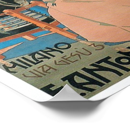 Antonioli's Gas Poster By Aleardo Villa ポスター (角)