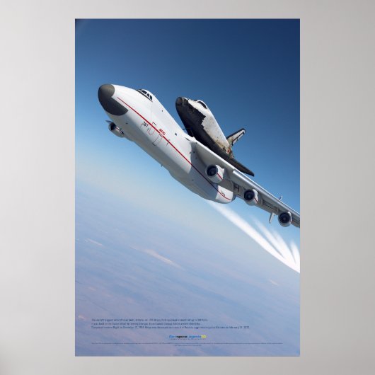 Antonov An-225 Mriyaとブラン宇宙往還機 ポスター (正面)
