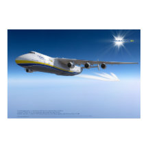 Antonov An-225 Mriya: フォトリアリスティック3Dアートポスター