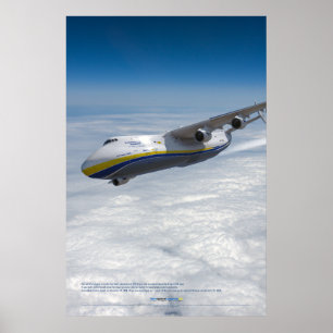 Antonov An-225 Mriya: 3D航空アートプリントポスター ポスター