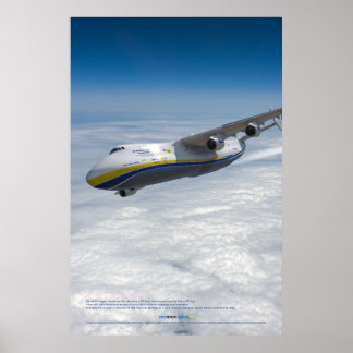 Antonov An-225 Mriya: 3D航空アートプリントポスター ポスター