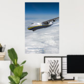 Antonov An-225 Mriya: 3D Aviation Art Print Poster ポスター (ホームオフィス)