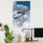Antonov An-225 Mriya & Buran Shuttle Poster ポスター (ホームオフィス)