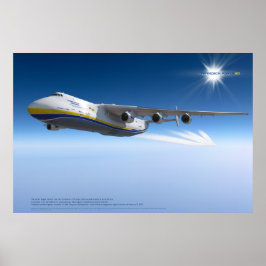 Antonov An-225 Mriya: Photorealistic 3D Art Poster ポスター