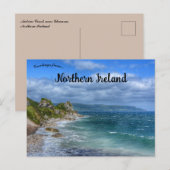 Antrim Coast Near Glenarm Northern Ireland ポストカード (正面/裏面)