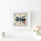 Ants 050824IREF236 - Watercolor スクエア壁時計 (ホーム)