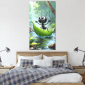 Ant's Adventure: A お洒落 Journey Canvas Print キャンバスプリント (インサイチュ (寝室))
