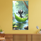 Ant's Adventure: A お洒落 Journey Canvas Print キャンバスプリント (インサイチュ (リビング))