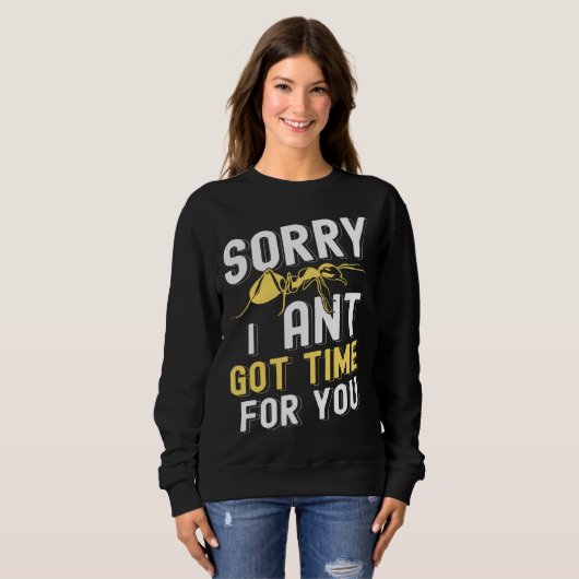 Ants Insects Beetle Bug Entomology スウェットシャツ (正面フル)