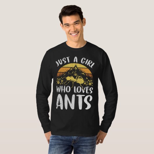 Ants Insects Beetle Bug Entomology Tシャツ (正面フル)
