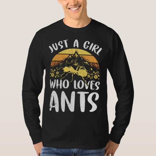 Ants Insects Beetle Bug Entomology Tシャツ (正面)