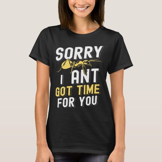 Ants Insects Beetle Bug Entomology Tシャツ (正面)