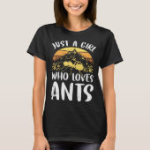 Ants Insects Beetle Bug Entomology Tシャツ (正面)