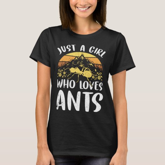 Ants Insects Beetle Bug Entomology Tシャツ (正面)
