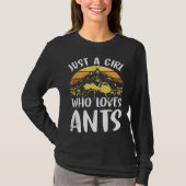 Ants Insects Beetle Bug Entomology Tシャツ (正面)
