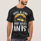 Ants Insects Beetle Bug Entomology Tシャツ (正面)