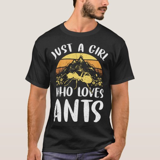 Ants Insects Beetle Bug Entomology Tシャツ (正面)