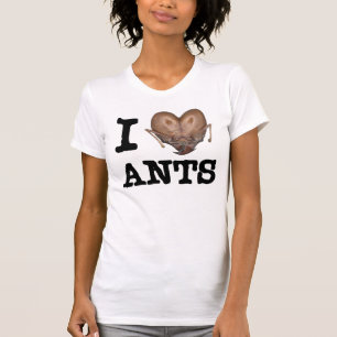 AntWeb Iのハートの蟻 Tシャツ