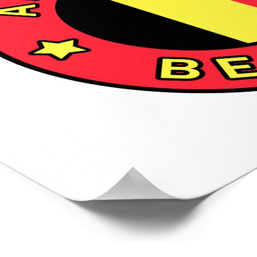 Antwerp Belgium ポスター (角)