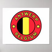 Antwerp Belgium ポスター (正面)
