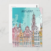 Antwerp Belgium Travel ポストカード (正面/裏面)