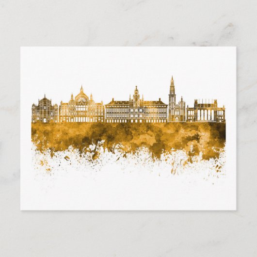 Antwerp skyline ポストカード (正面)