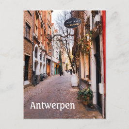 Antwerpenベルギー通り写真 ポストカード