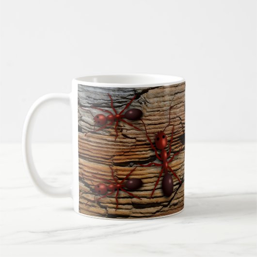Antz N木"荒し回された"マグ コーヒーマグカップ (左)