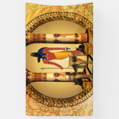 Anubisのエジプトの神 横断幕 (縦)