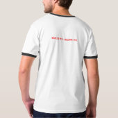 Anubisの立つ男性ワイシャツ Tシャツ (裏面)